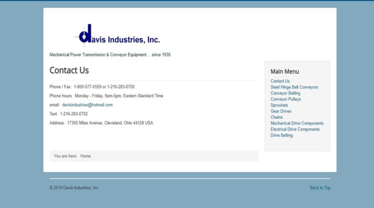 Davis Industries, Inc.