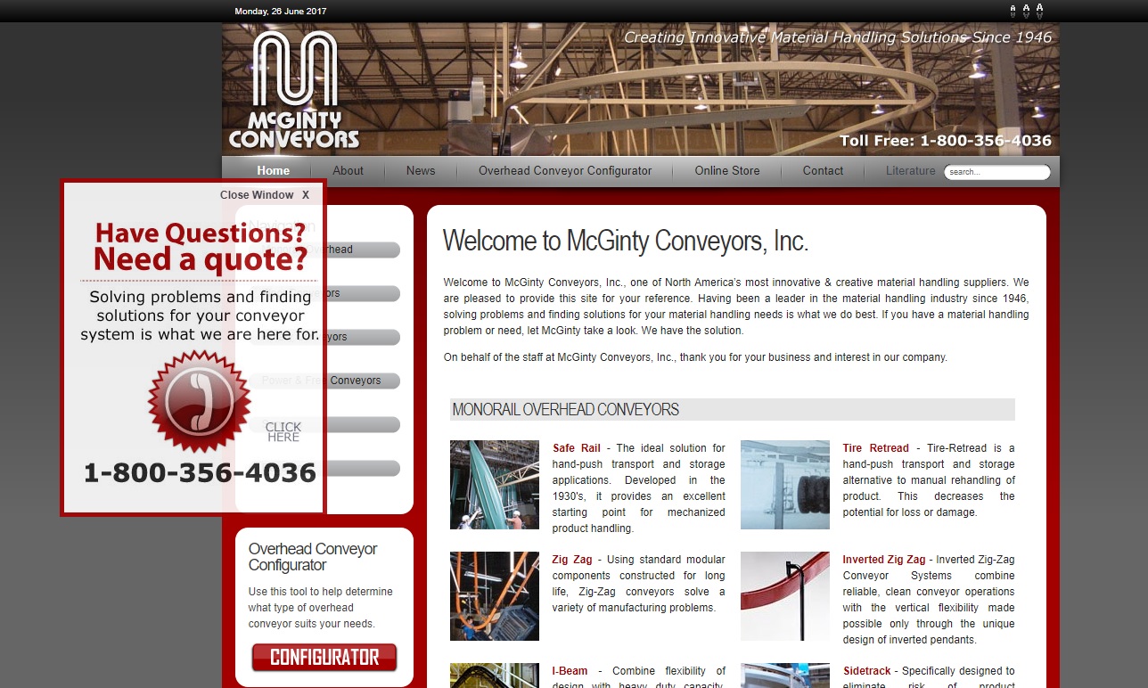 McGinty Conveyors, Inc.