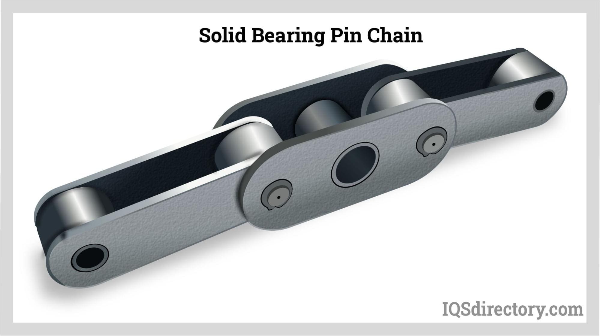 solid bearing pin chain